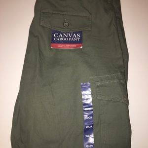 Croft & Barrow Cargo Pants- 38 X 29-Martin Olive
